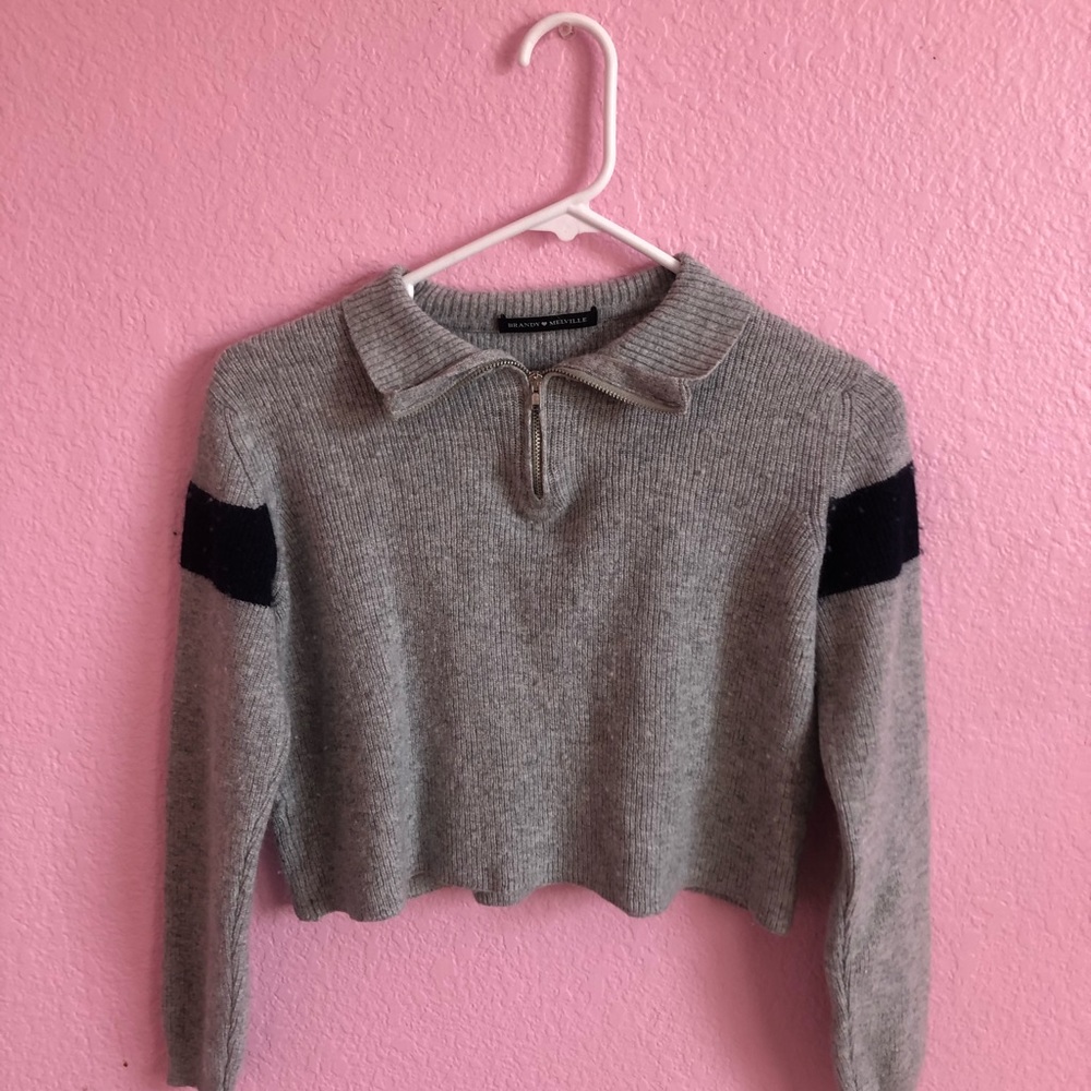 Brandy Melville Grey Crewneck